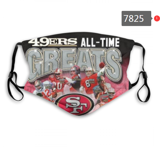 NFL 2020 San Francisco 49ers56 Dust mask with filter